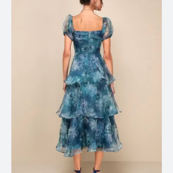 Lulus organza party dress. Size small. - Picture 3 of 9